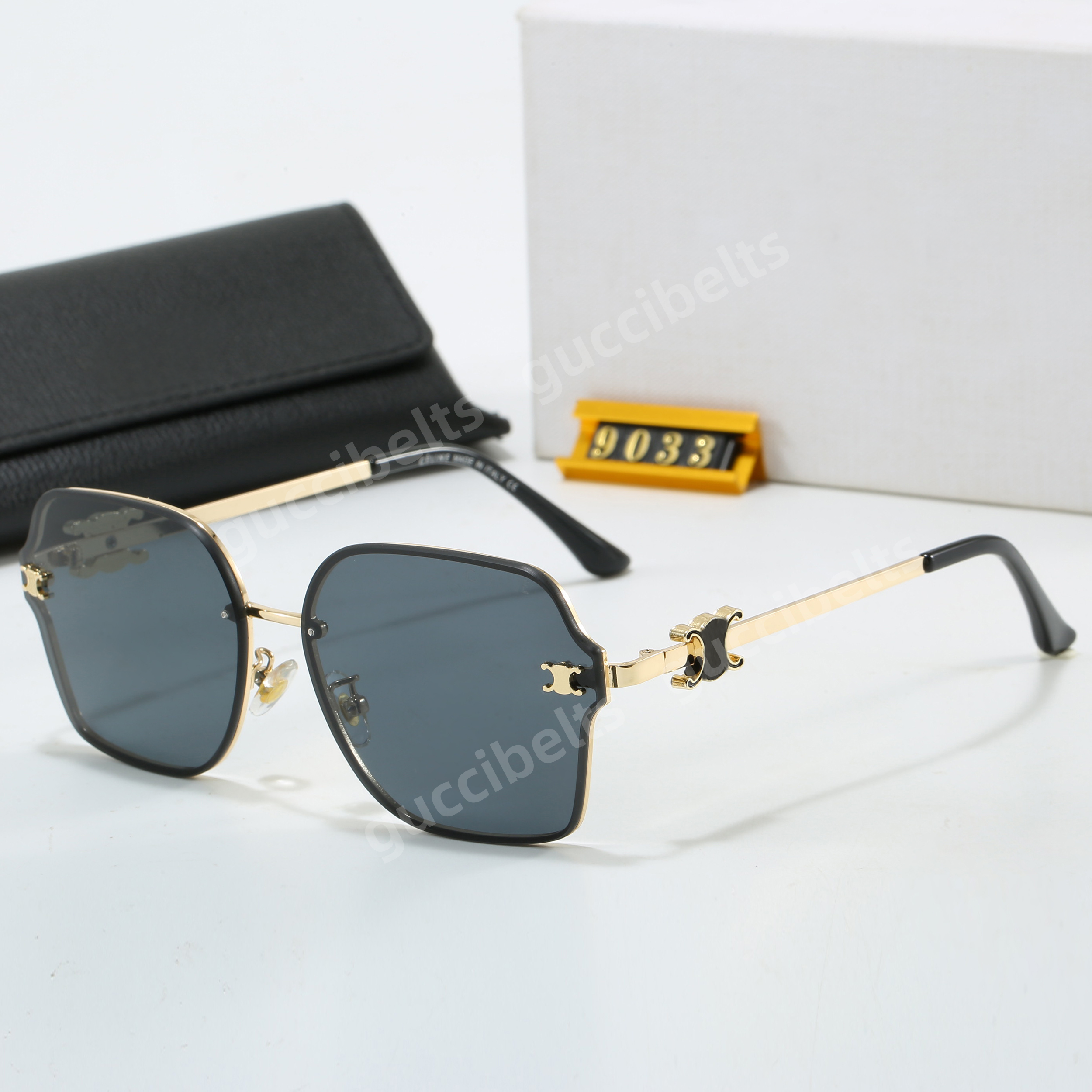 Designer Sunglasses for Women Luxury Metals Square Sunglasses Mens Casual Fashion Sunglass Eyeglasses Street Style Oversized Sunglass Outdoor Beach