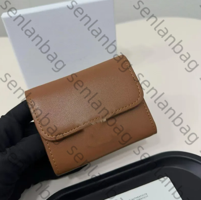 Luxury Designer Mini Wallet Luxury Credit Card Bag Detachable Fashion Zipper Wallet Gold Hardware Women's Classic Coin Wallet