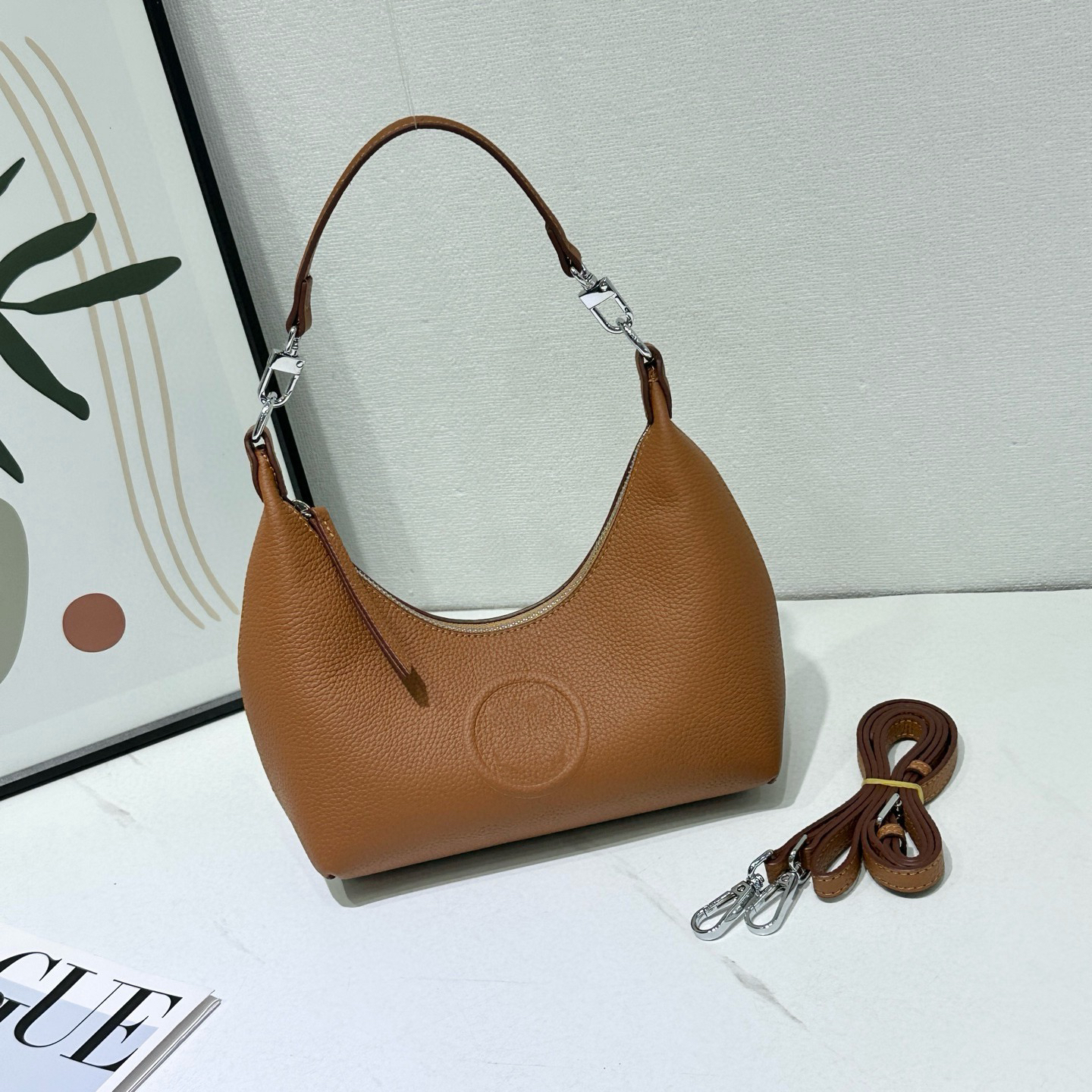 brown luxurys womens crossbody designers bags Genuine Leather handbags shoulder bag cross body Purses Card Holders fashion Purse key-image-1106158171