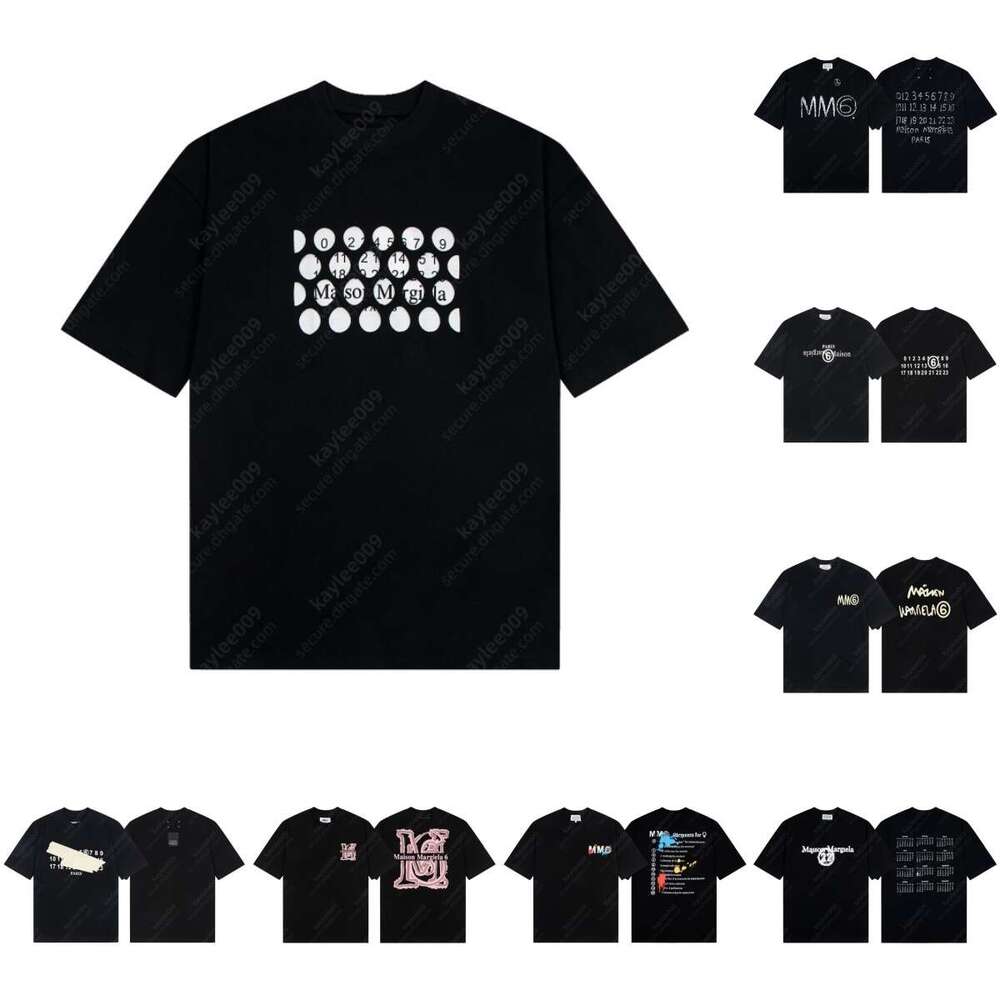 Maison MM6 mens designer t shirt Popular graphic tee Summer brand tshirt fashion womens designer shirt High quality round neck Street leisure men-image-670292950