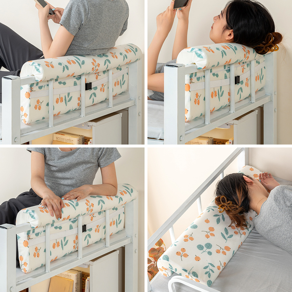 Velvet printed cushion, upholstered headboard pillow, removable and washable hook backrest for dormitory use. 8U2N01-image-1100227438