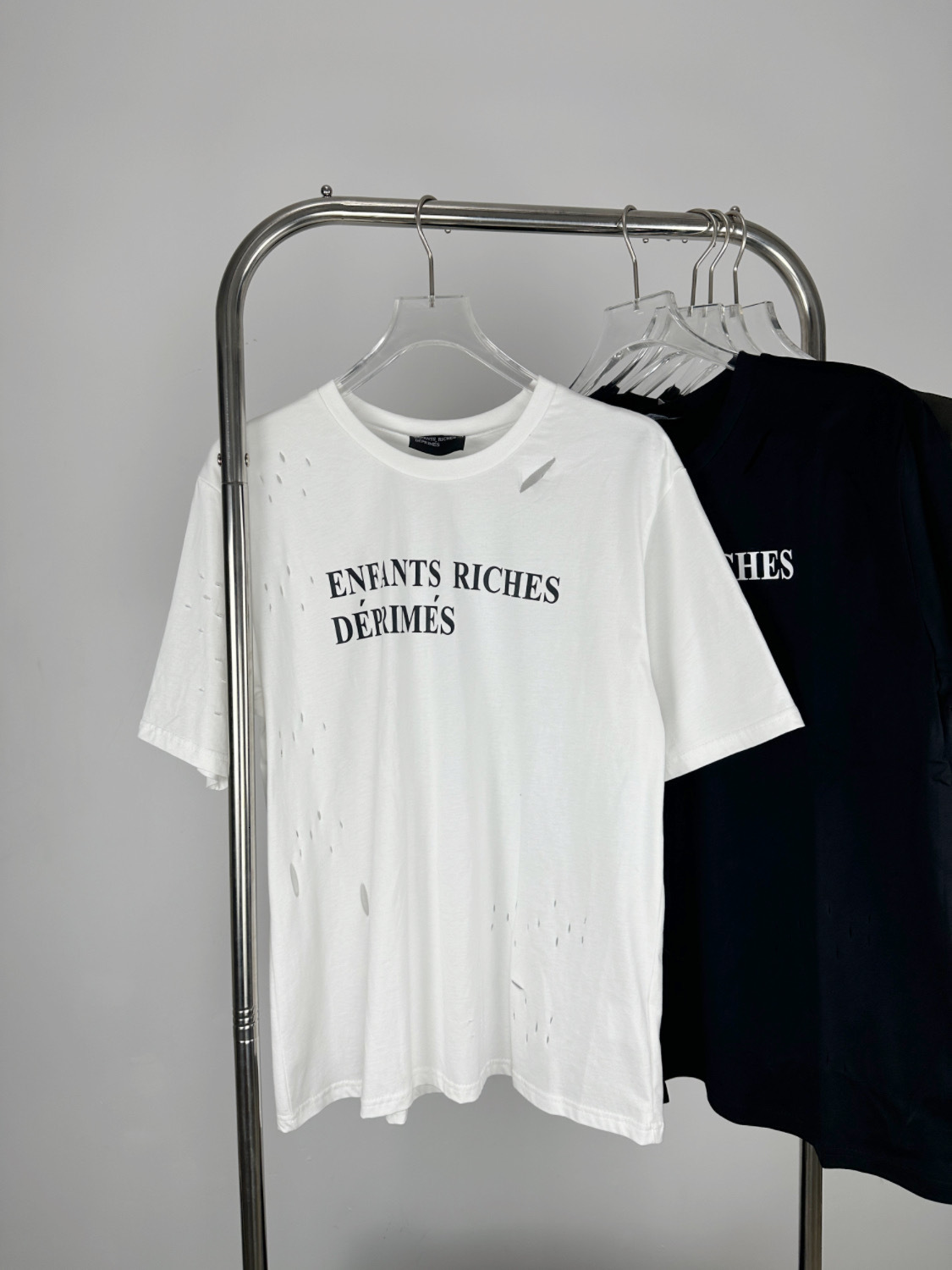 Designeroverhemden Enfant Riches Deprime-overhemd Y2k-overhemd voor heren Letter Tee High Street Zomermode Hiphop Retro Casual katoenen shorts Mouwe