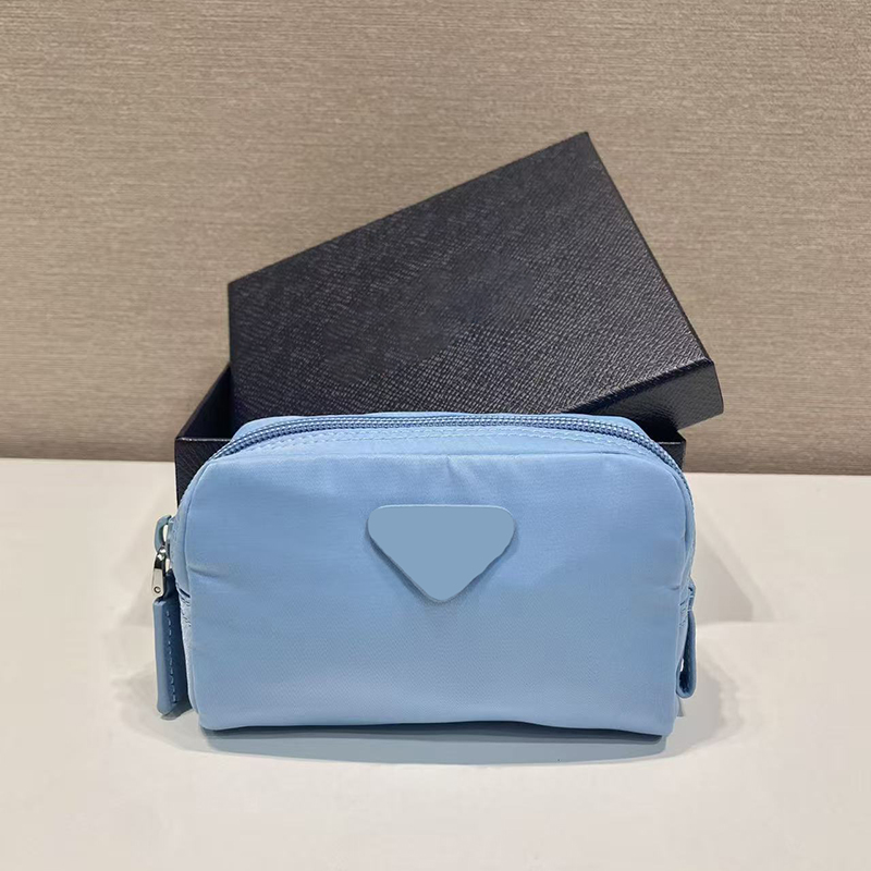 Mini Re-Nylon Smal Multi-Functional Makeup Designers Toiletry Wash Pouch Luxury Travel Cosmetic Bags Men Fashion Nylon Zipper Purse Make Up Bag-image-1106158101