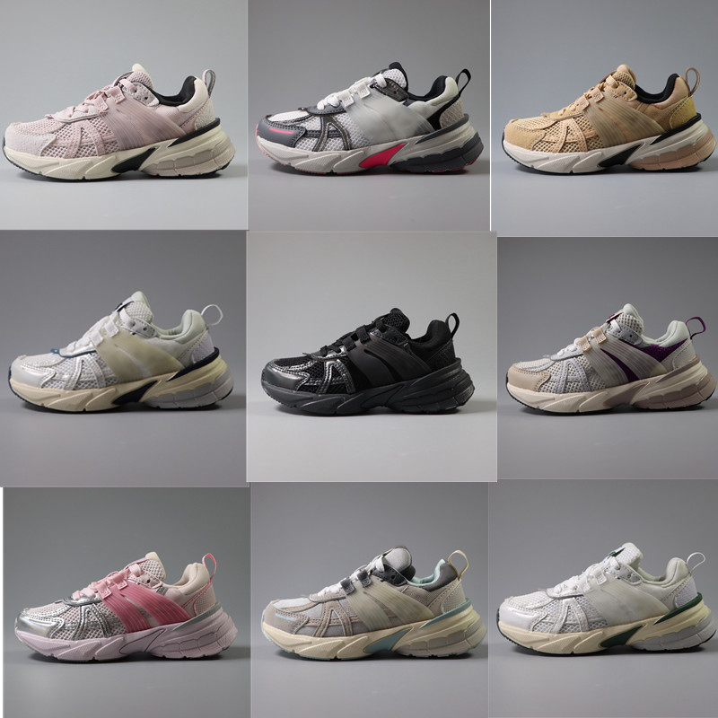 V 2K Run Chaussures pour enfants Enfant Violet Baskets décontractées Loup Gris Sésame École primaire Infant Mid Night Navy Baskets Light Bone Big