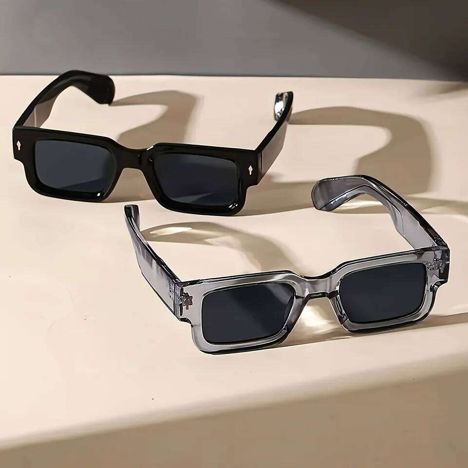 New Fashion Simple Square Small Frame Sunglasses Internet Celebrity Fashion Decorative Men's and Women's Sunglasses