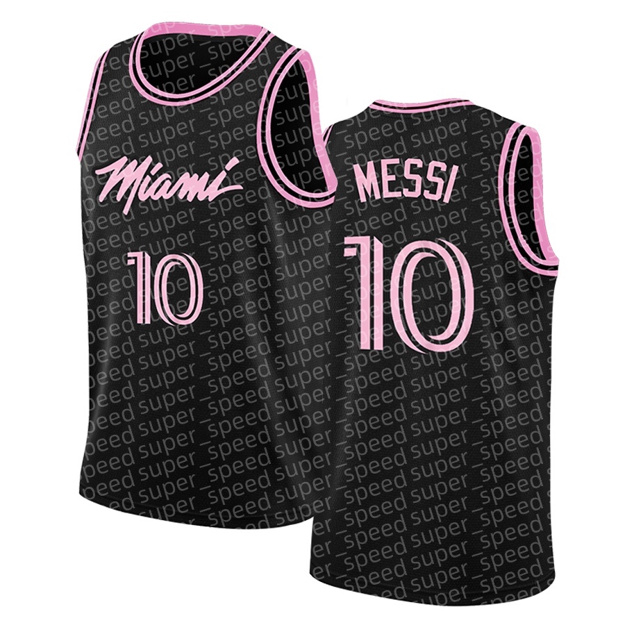 Men's machine washable basketball suit polyester casual classic vest 10 black pink and white embroidered fashionable outdoor sportswear 22 deep