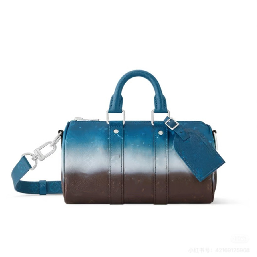 Designer Nigo Keepall 25 Shoulder bag Men Women Handbag Monogram Gradient Leather Crossbody satchel Hight Quality travel bag Purses Luxury pochette