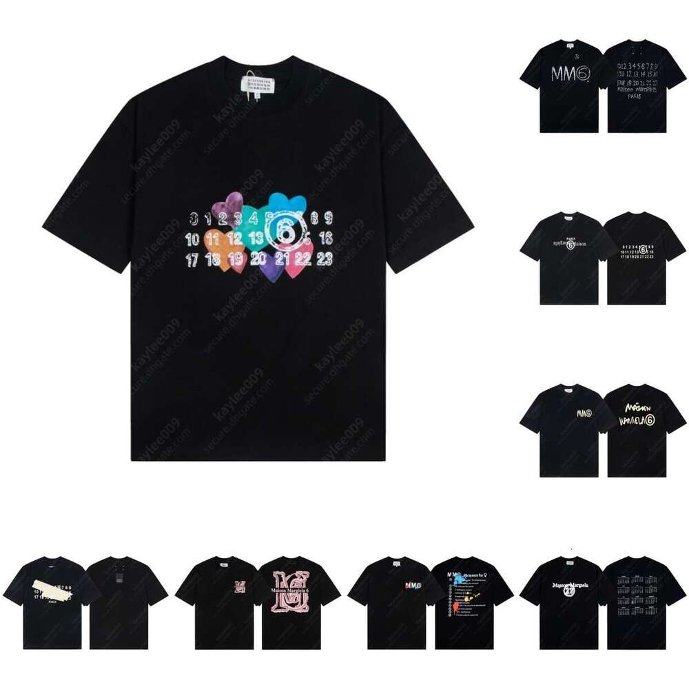 Maison MM6 brand t shirt for men Summer designer shirts womens Popular tshirt fashion graphic tee High quality round neck Street leisure mens clo-image-970249009
