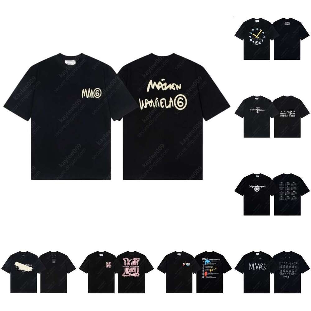 Maison MM6 Summer brand t shirt men womens designer shirts leisure graphic tee High quality round neck Street t shirts for men Streetwear designe-image-783804341