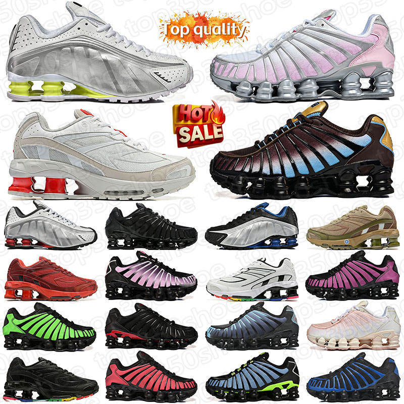 shoxs tl ride z r4 chaussures de course design hommes femmes coussin d'air printemps triple noir blanc argent course bleu élevé rose orange homme