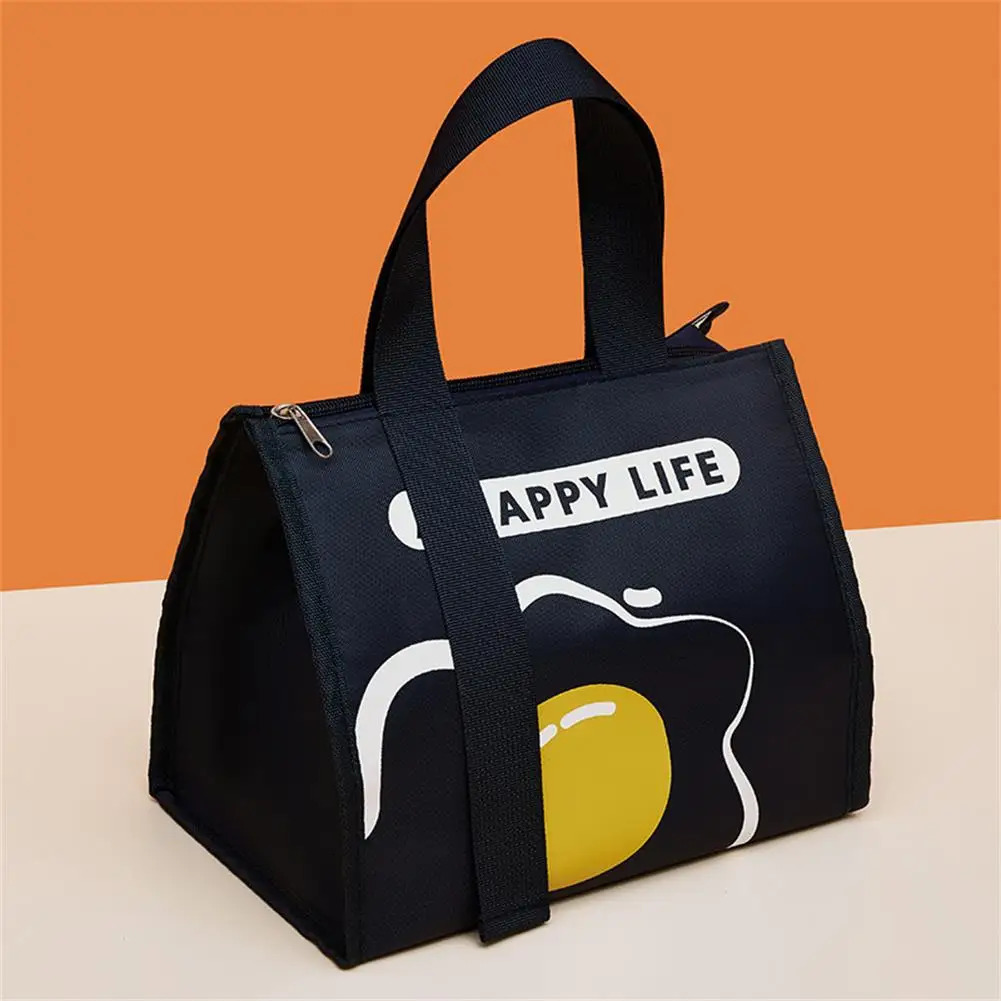Portable Lunch Bag For Women Thermal Insulated Box Tote Cooler Handbag Waterproof Bento Pouch Office Food Bags 260403BJ