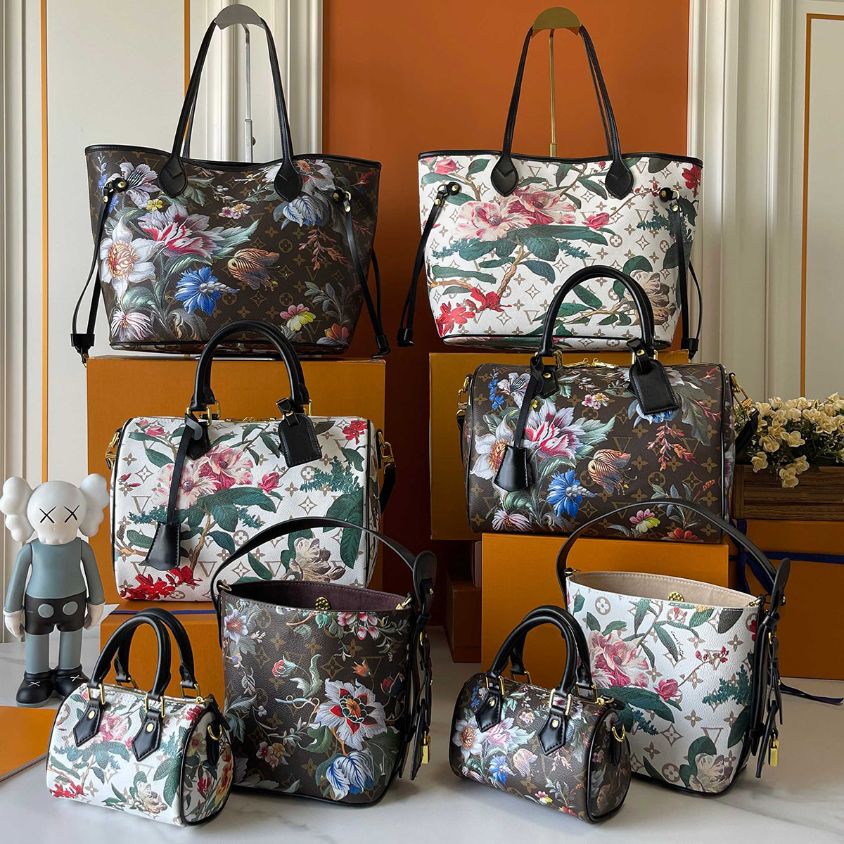 Designer Monogram Edenden Inspired Garden Collection Sac fourre-tout floral Grande capacité Sac à main Speedy16cm 30cm Femmes Bandoulière Épaule