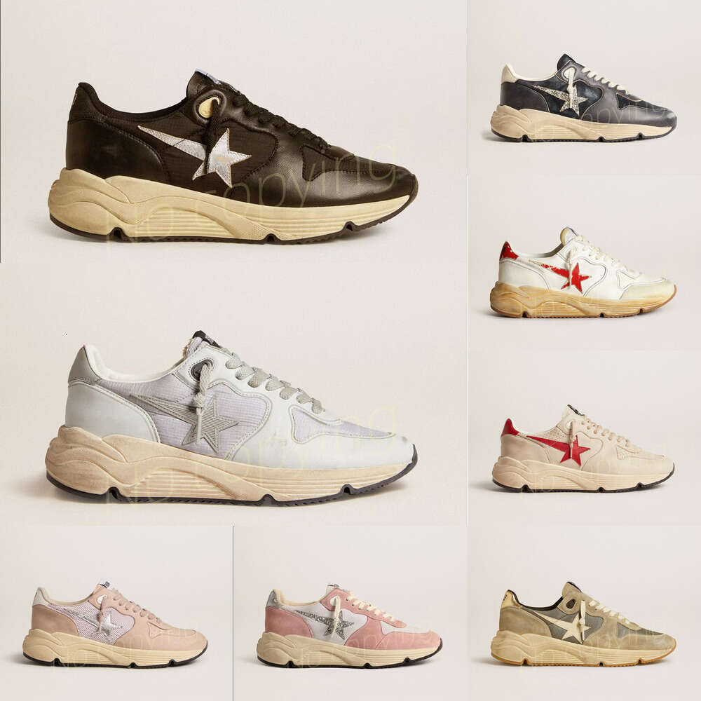 Sneaker Running Sole Italie Marque Baskets Papa-star Classique Blanc Do-old Paillettes Sale Designer Superstar Homme Femmes Baskets Chaussures De