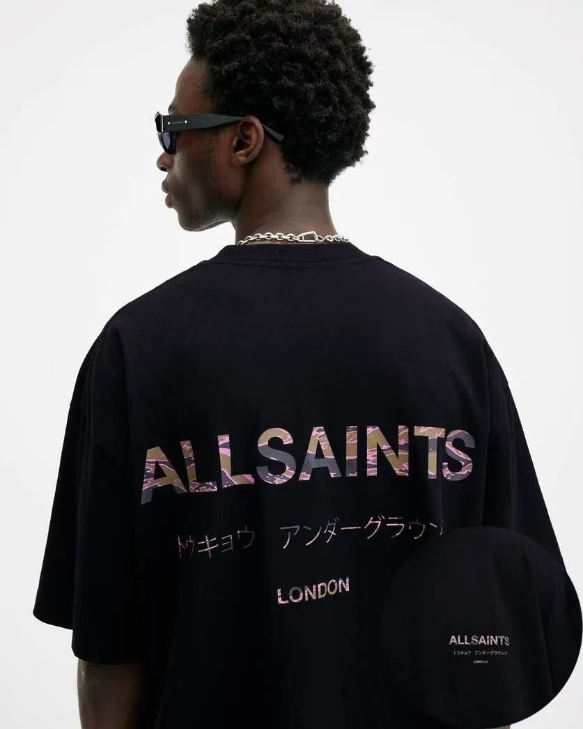 Designer Classic Casual All Saints T Shirt Mens Women Oversized Tall Saintss Tshirt Y2k High Street Short Sleeve Clothing Graphic Tee Cotton Summer