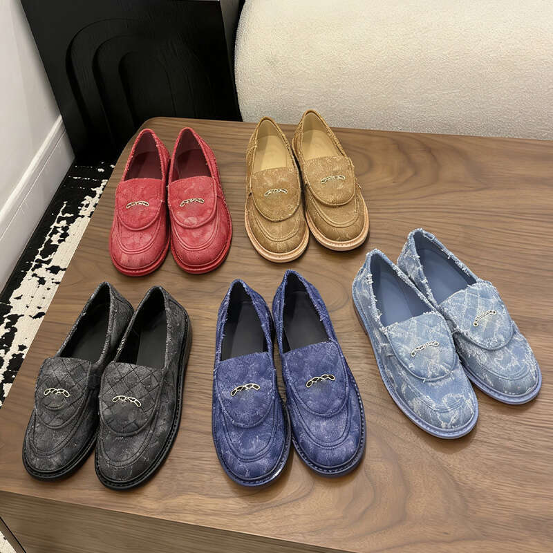 Women s Linen Canvas Loafers Slip On Mules Summer Flats Backless Slides Beach Vacation Daily Wear Breathable Closed Toe Slippers Gold Metal Accent L