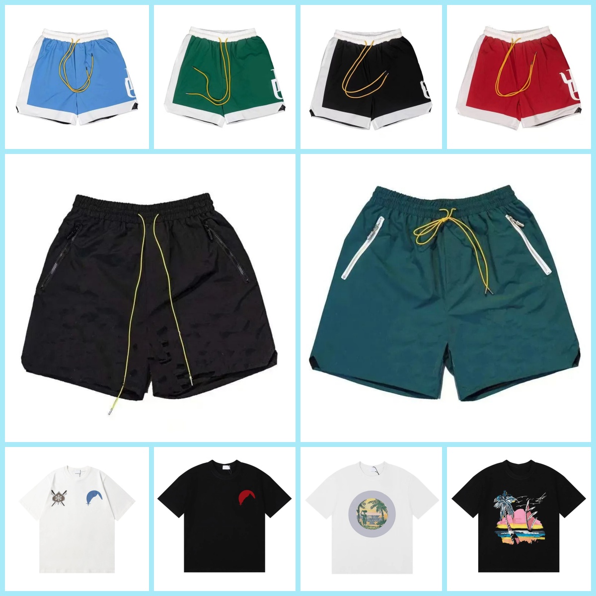 Shorts de créateurs courts pour hommes, ensembles de pantalons de survêtement, pantalons de plage amples et confortables, maillots de bain pour h