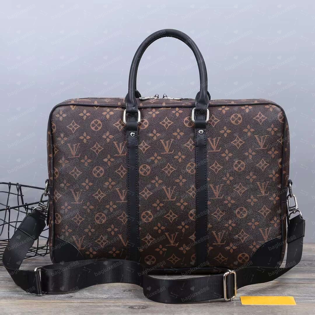 High Quality Designer Bag Mens Shoulder Briefcase Leather Handbag Dandys Business Men Laptop Bags Messenger Bags tote backpack Womens Luxury Briefca