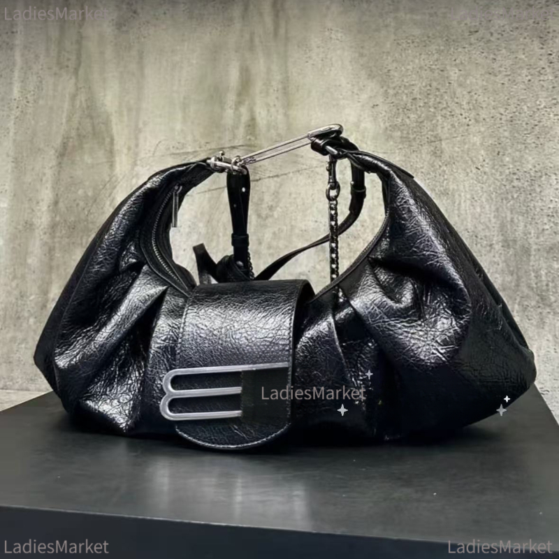 10a Top Quality Hobo Bag Designer Bag Pamelas Bag Le City Bag Tote Bag Woman Shoulder Bag Handbag Luxury Genuine Leather Metal Motorcycle Bag Vintag