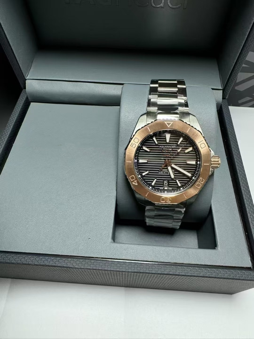 BBK watch diameter 40mm 43mm with Swiss Calibre 5 automatic movement sapphire glass mirror stainless steel case strap 1106$