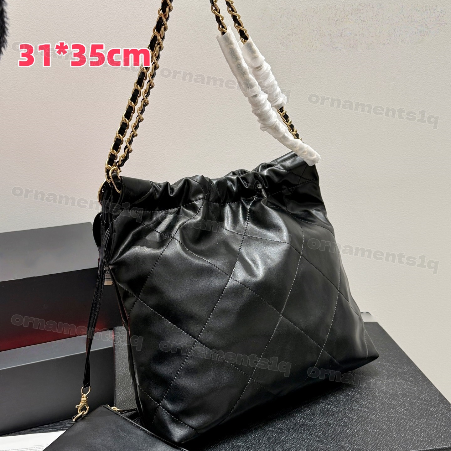 Designer Women Quilted Hobo Bag with Chain Strap & Pouch Soft High Quality Leather Shoulder Crossbody Handbag for Daily Travel Commute