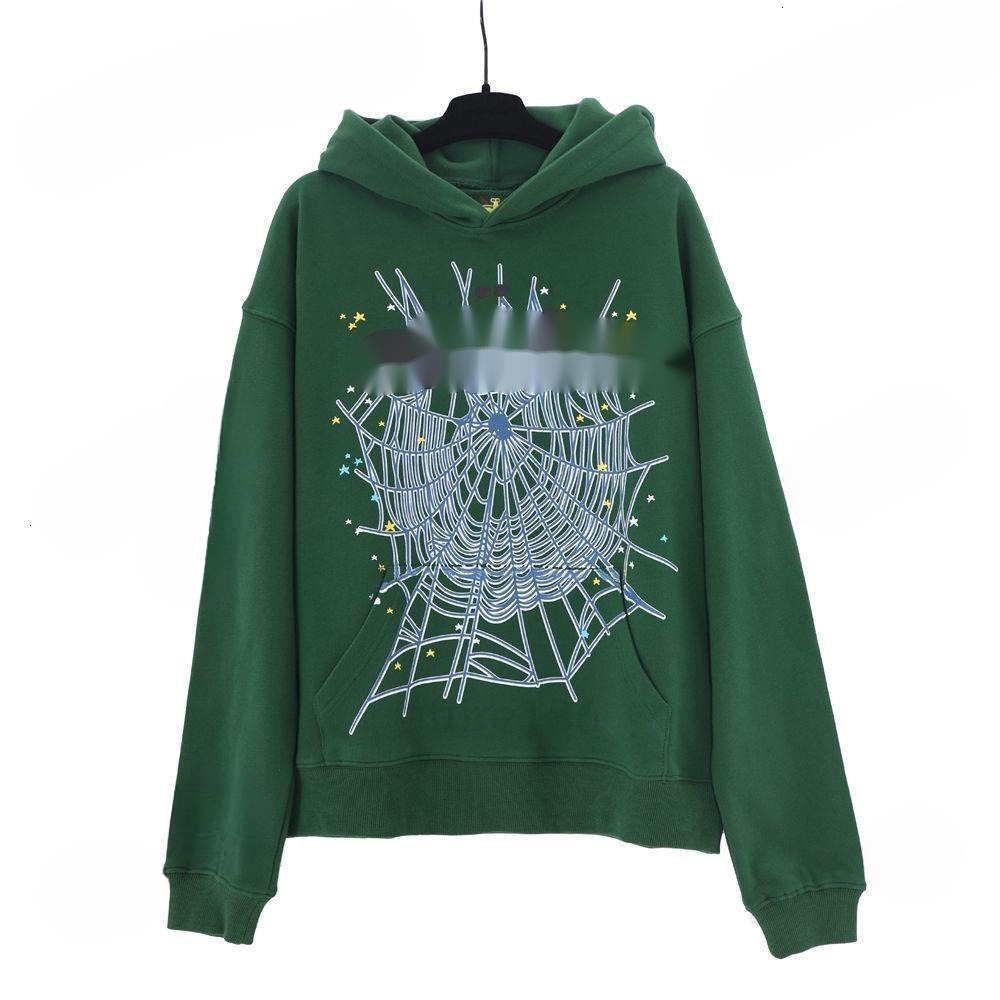 High-Quality, Best-Selling Items Men's Hoodies & Sweatshirts Fashionable Spider Web Hip Hop Singer Letter Printed Hoodie Spyder Sweatshirt Swea