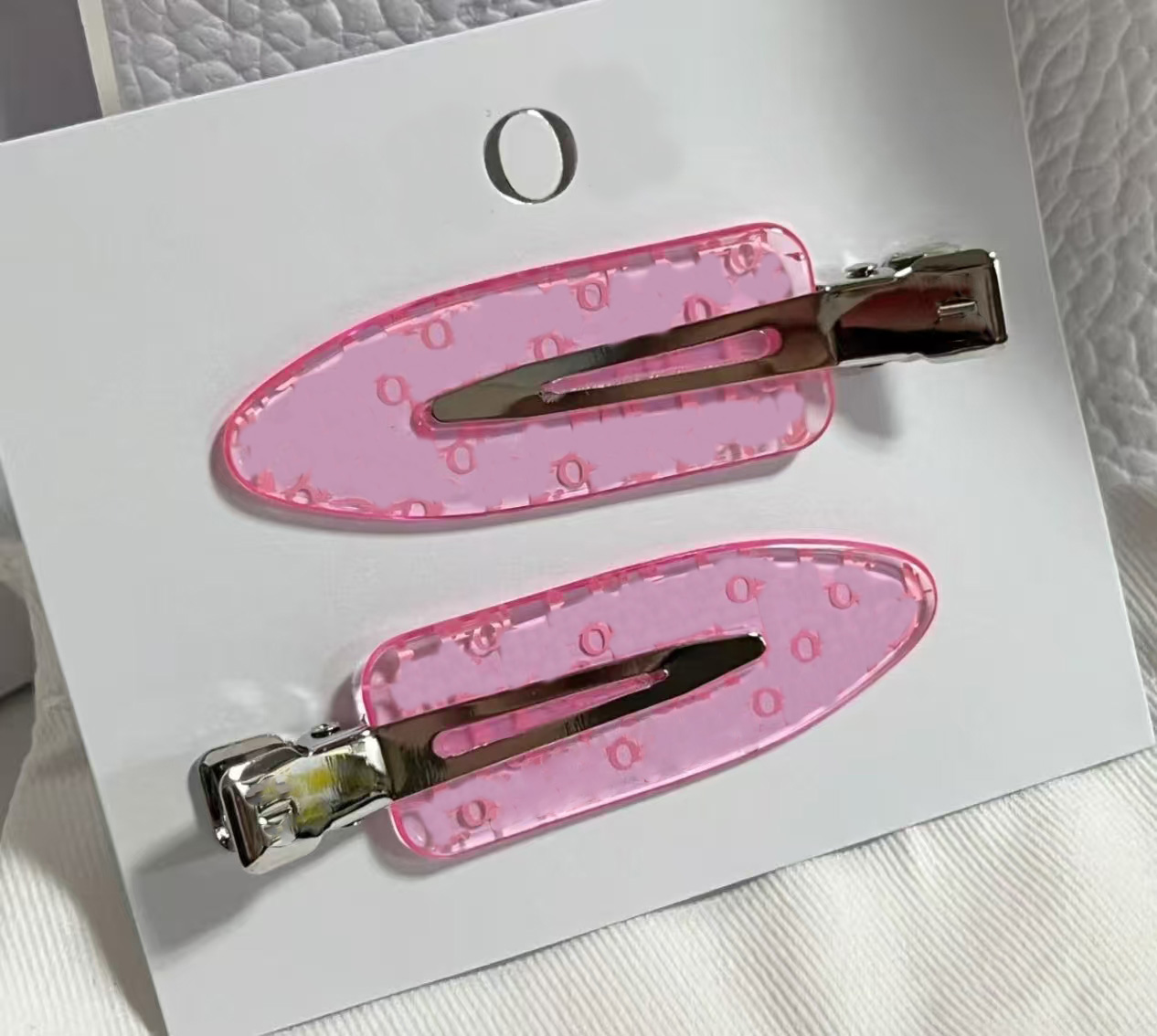 fashion Pretty of 2 hairpin Metal D Letter Clips Set Collection Hair Jewelry Christmas Gif-image-1111771065