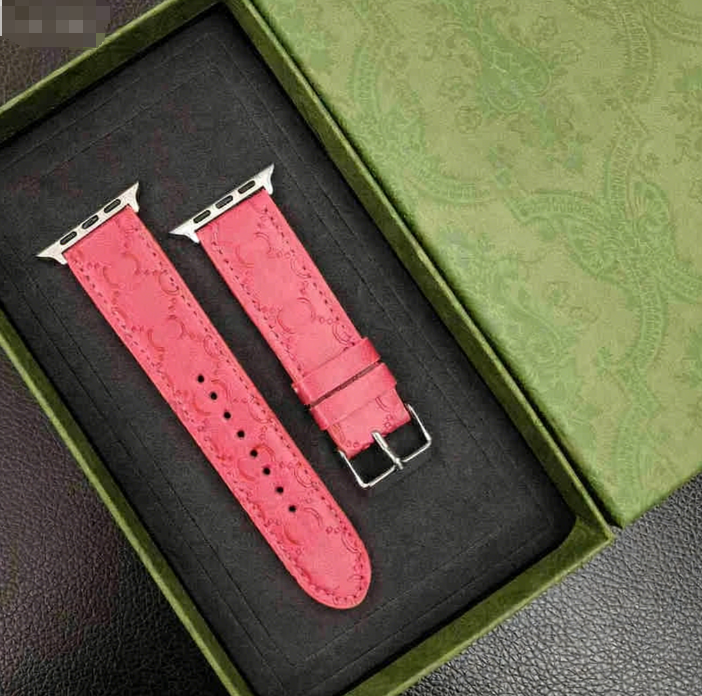 Luxurious Designer-Leather Bands - Available Sizes: 38/40/41/42/44/45/49 mm-image-1100534237