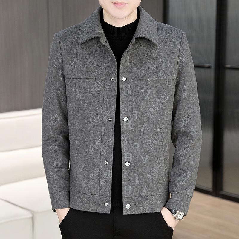 Men's Luxury New Jacket Spring And Autumn Business Leisure Versatile Collar Fashion Letter Designer Jacket Outdoor Leisure Cross Border Men