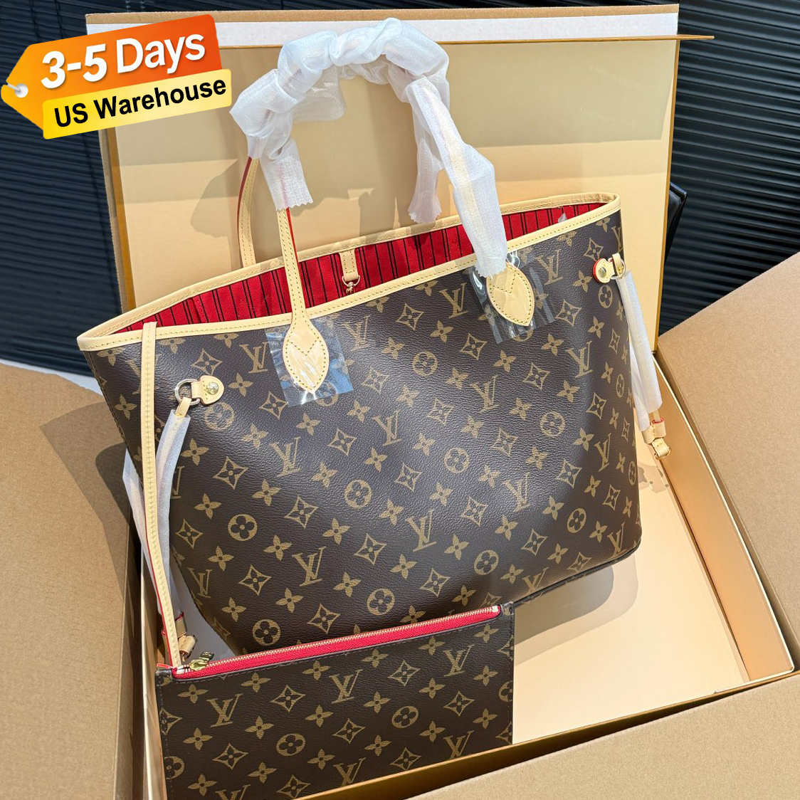 Designer bag Luxury Bags louis vuitons bag Tote Bags neverful bag Handbags Shoulder Bags Crossbody Bags Women's Handbags Wallets Large Capac-image-941458300