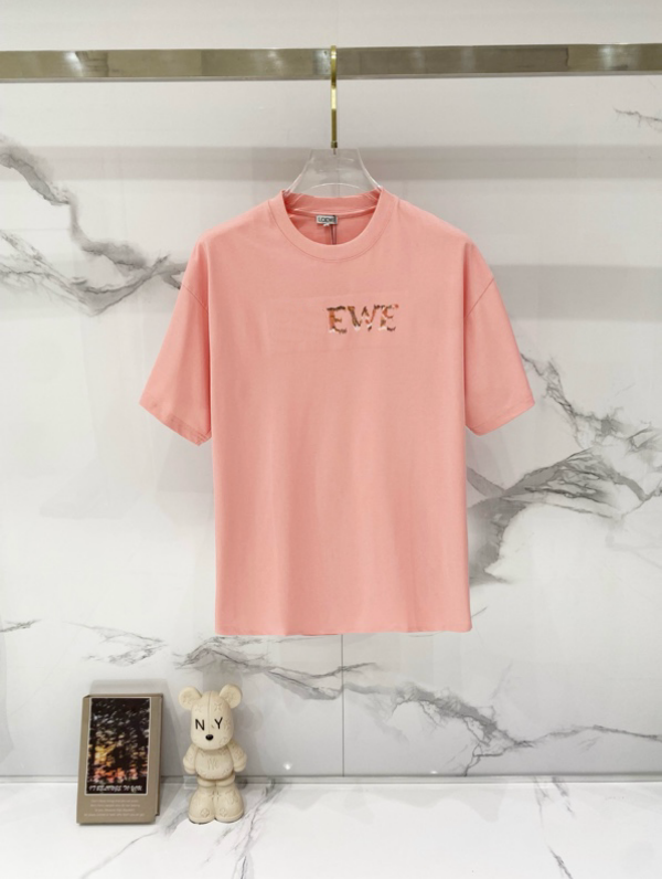 2026 spring and summer fashion letter printing ins round neck all-match casual T-shirt men's trend loose short-sleeved size s-3xl B55S4