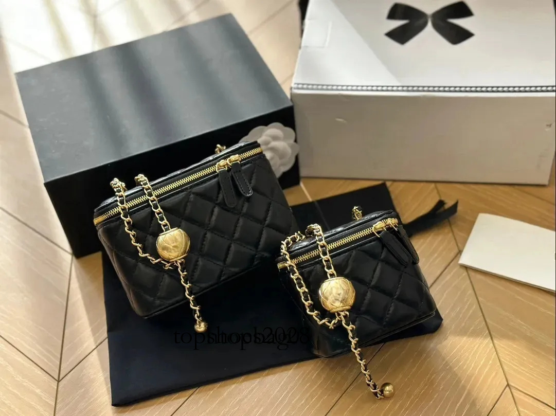 New Golden Ball Cosmetic bags Women Designer Handbags Toiletry Bags Toiletries Pouch Storage Cosmetic-Nice Makeup Cases Crossbody Bag-image-1109671449