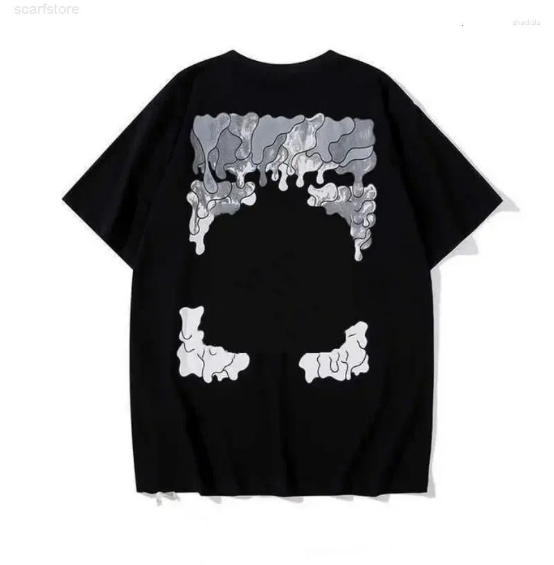 Mens T Shirts Designer Tshirt Mens Womens Shirt High-quality Version Clothing Loose Tees Tops Man Casual Street Graffiti Short Sleeve