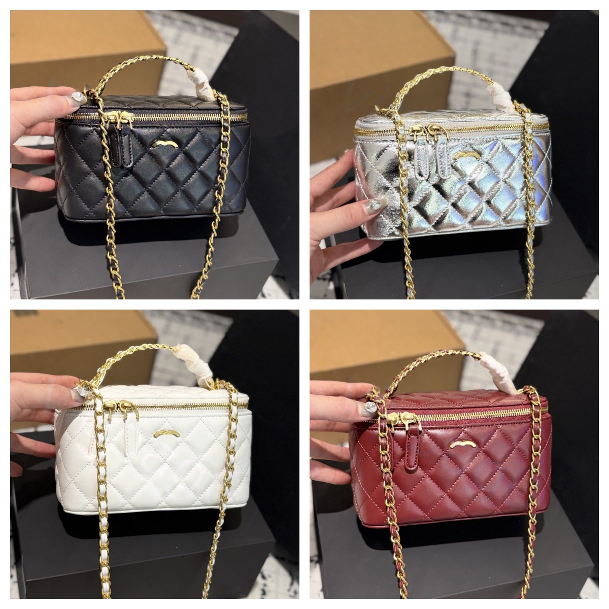 cc bag makeup Luxury Designer Bag Cross body Shoulder bag Evening Bags Totes Women's Chain cc bag Women's 2026 Fashion Full Bag Classic Le