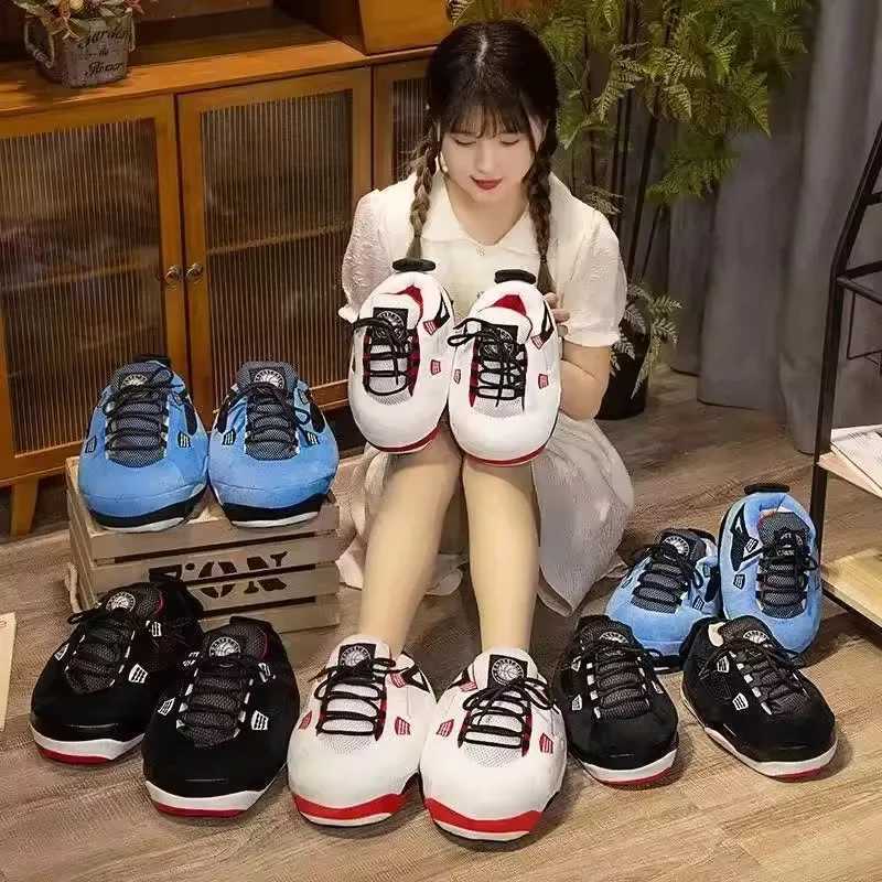 Women's/Men Winter Cotton Shoes Size 36-44 Cute Cartoon Animal Warm Home Plush Shoes Woman Male Foam Sneakers Bread Fat Slippers T260922JBPM