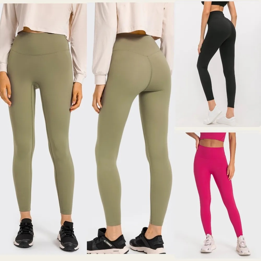 UUwomen High Waist Yoga Leggings Women Fitness Tights Naked Running Sports Pants Seamless Sport Leggins Gym Clothing Yoga Outfits-image-944456439