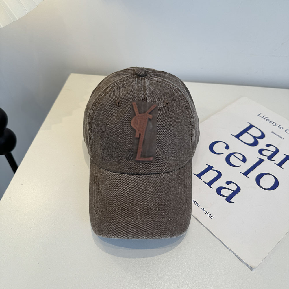 Top baseball cap luxury designer black/gray/brown denim cap for men and women 2026 new minimalist Ball Caps cowboy hat