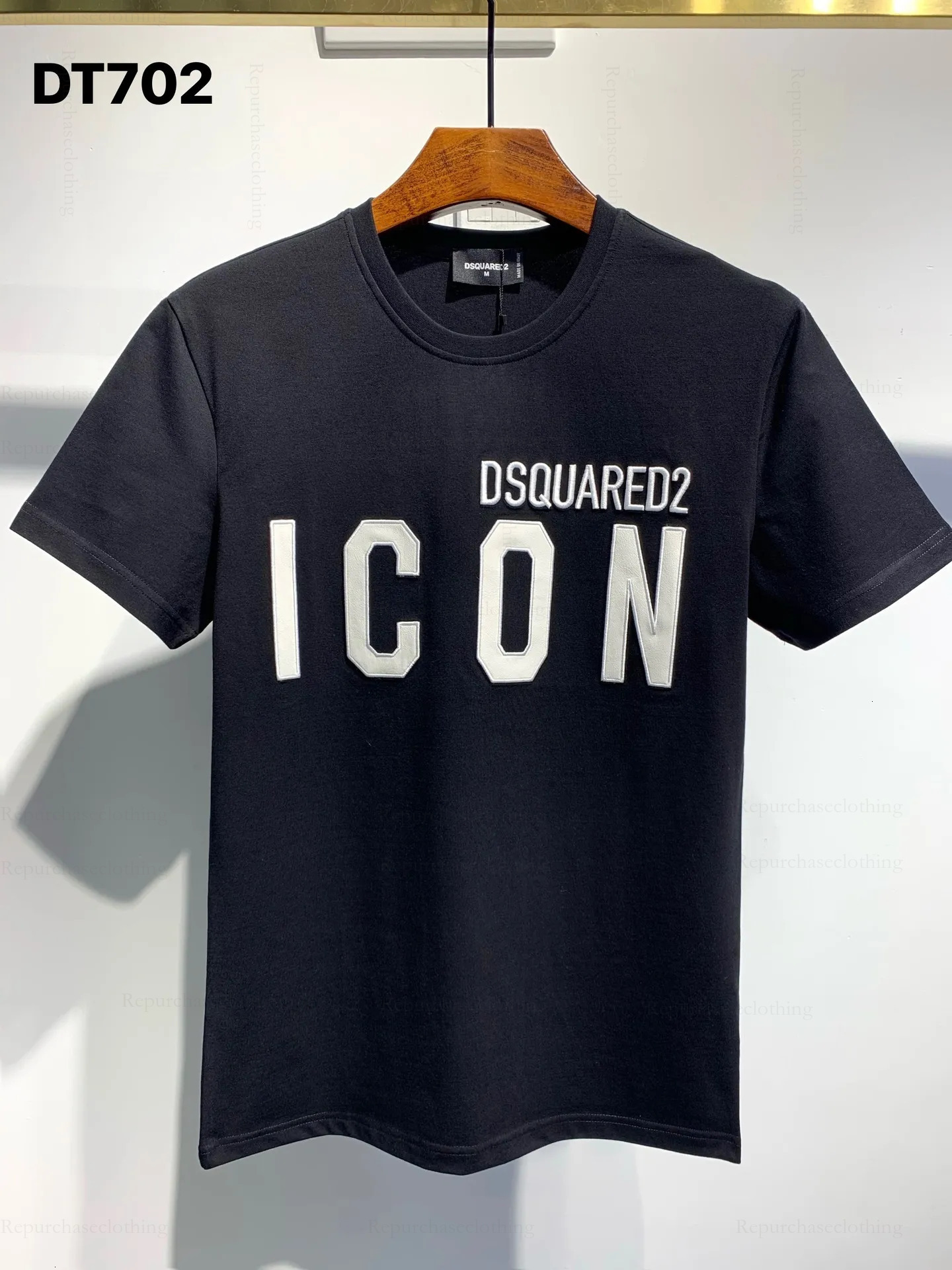 dsquared t shirt designer high quality 5a sweattshirt Mens womens fashion Shirts LIAN Net Short Sleeve TShirt breathable and quick drying Black over