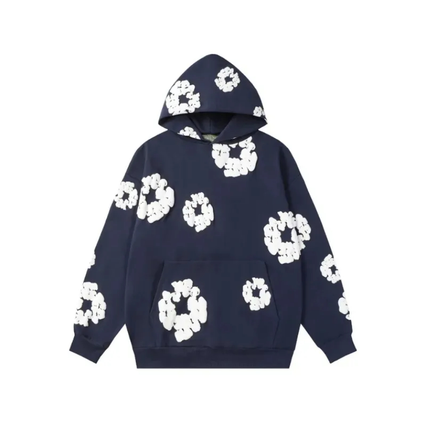 Pullover Tearssweats Designer Hoodies Mens Sweatshirts Printed High Street Loose Fit Tapered Fashion Casual Denim Hoodie Tearhoodielys 854