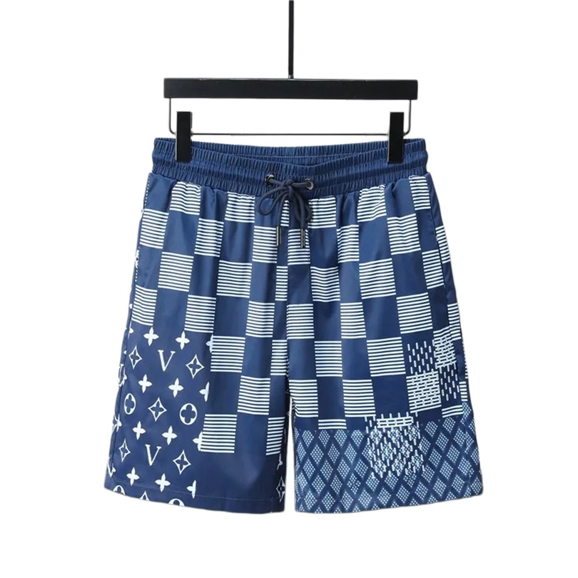Designer High Street Trendy Watercolor Printed Shorts Mens and Womens Summer Sports Loose Comfortable Mens Shorts