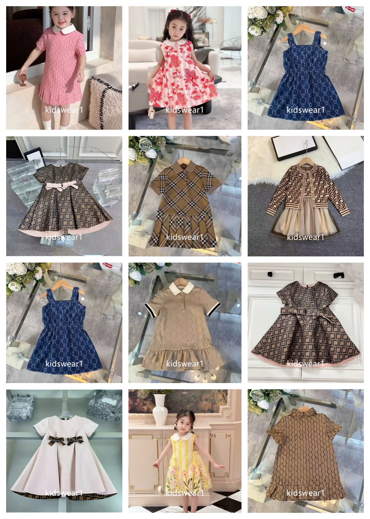 Robe bébé fille jacquard imprimé floral manches courtes col rond jupe printemps été enfants fête vêtements décontractés taille 90-150 cm a7