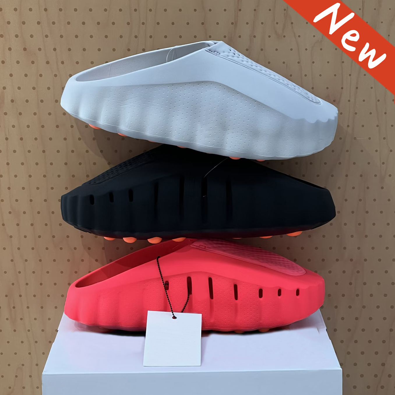New Mind001 Slides Slide Mind 001 Designer Slippers mind 002 mens shoe Black Chrome Light Smoke Grey Bone Solar Red Slipper Summer Mules Sandals Men