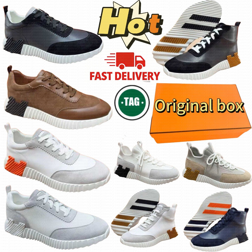 12A sneakers bouncing shoes men designer sneakers Suede Trainers Breathable Mesh Running Shoe Men Bounce men women Non-Slip Rubber Sole Flat h ba-image-993485990
