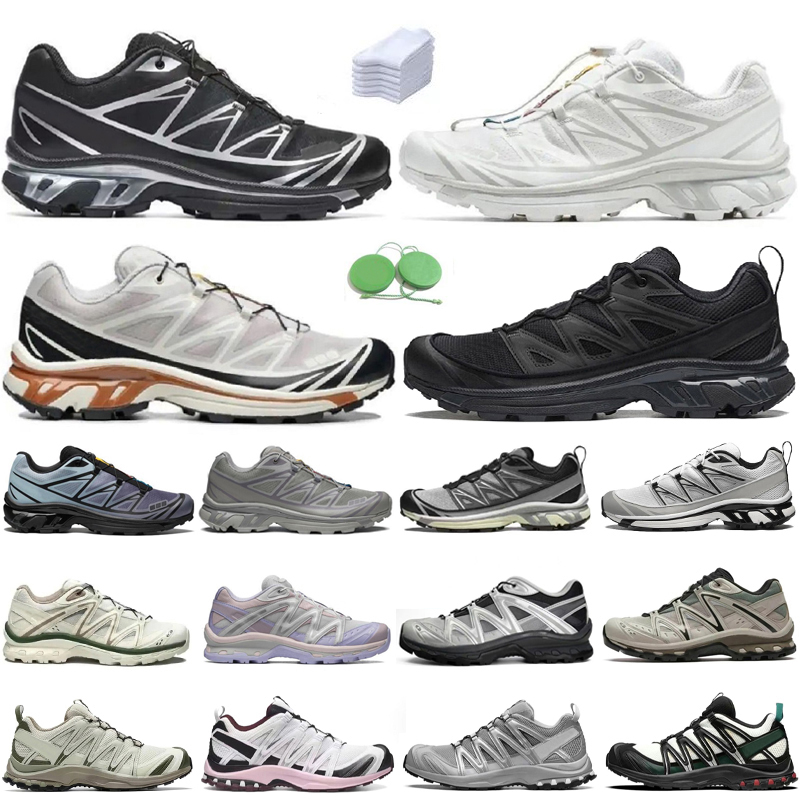 XT-6 XTQ Adv Ultra Raid Trail pour hommes femmes chaussures de course 3D XT6 blanc Lunar Rock Triple noir carrière blanchi sable argent Lady exté
