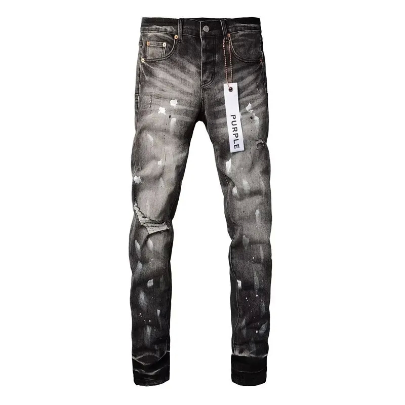 Amrirjeans Designer Denim Pants For Mens Luxury Brand Retro Style Water Washed Streetwear High Quality Oversize Jean Trousers Tight Fit Ripped AM Je