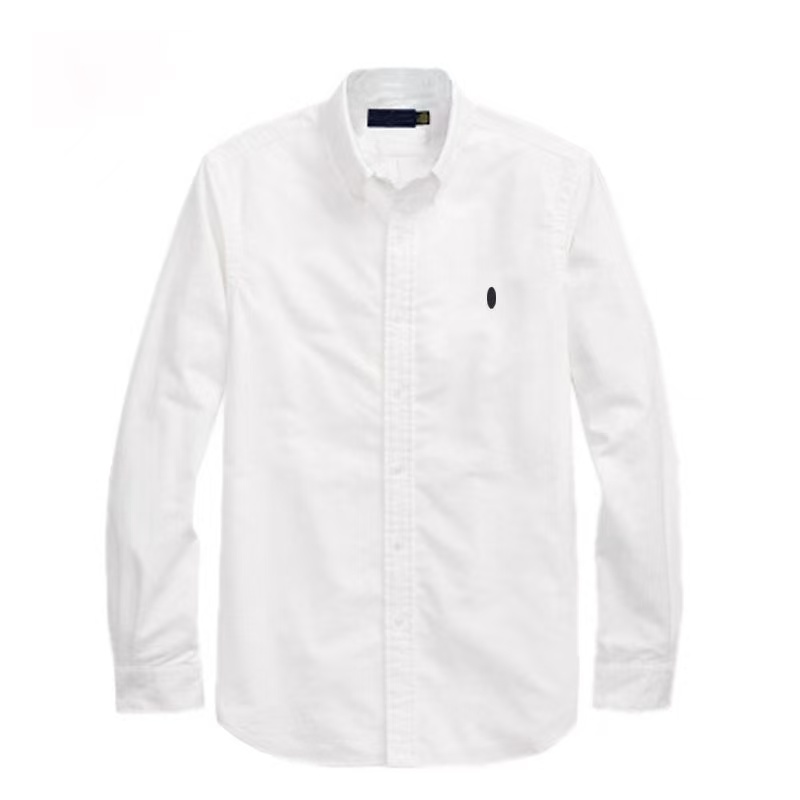 Horse shirt designer Luxury Men's Casual Polo Shirts Long Sleeve Social Business ralpluren Solid Color Tops Blouse For Men Women Top ralphlaret