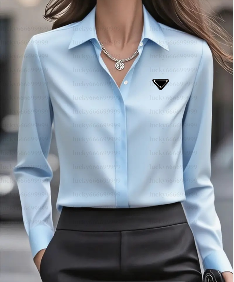 2026 new Satin Women Shirt Vintage Long Sleeve Blouse Silk Elegant Womens Tops Commuting Luxury White Autumn Female Clothing