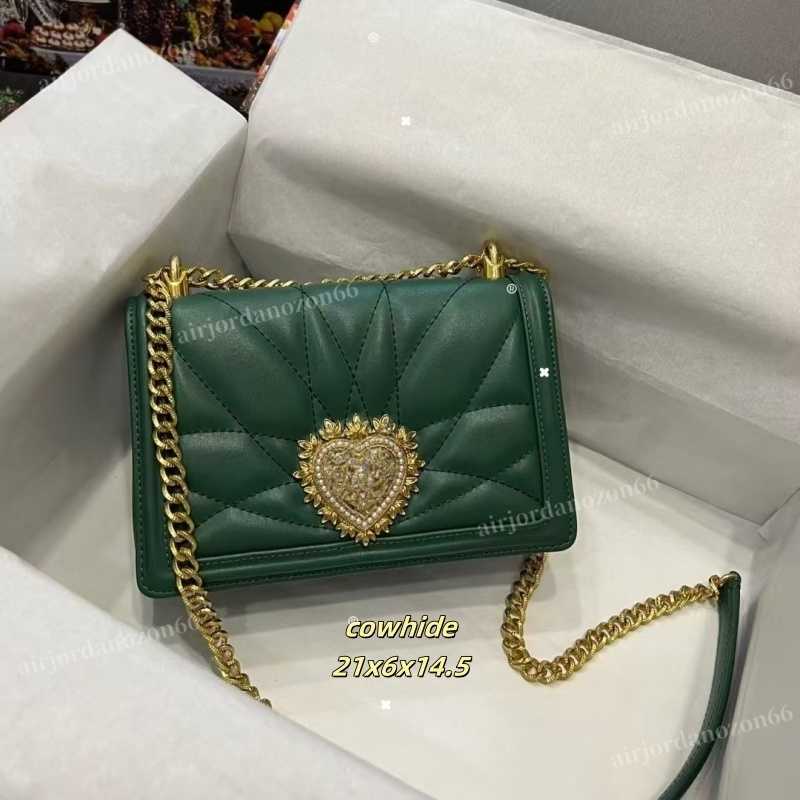 2026 New Shoulder Bags Designer Crossbody Bag Fashion Chain Wallet DEVOTION Genuine Leather Envelope Bag Top Quality Women Shoulder Bag Luxury Purse