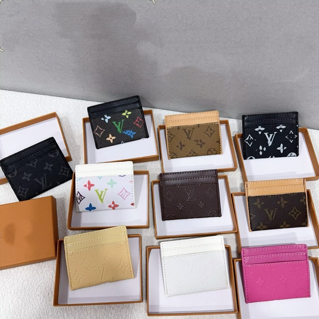 Designer Wallet Fashion Women's Mini Card Bag Luxury Brand Business Card Holder Fashion Classic Bag Luxury Women's Pocket Wallet AAAAA