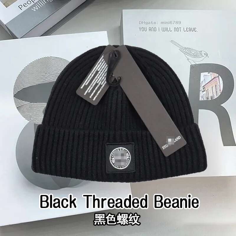 Island Compass Embroidered Baseball Cap Classic Stone Patch Breathable Waterproof Luxury Economy Casquette Bucket Wool Ribbed Knit Hat