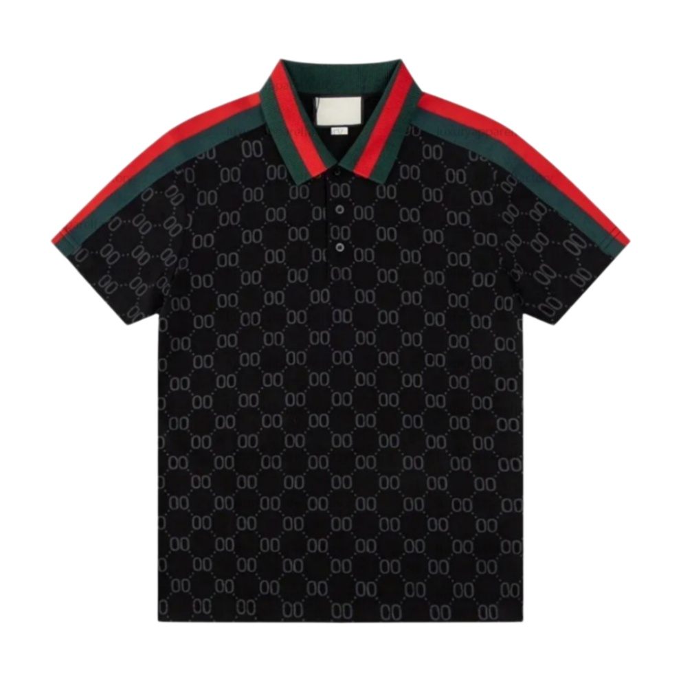 men polo shirt designer t shirt mens shirt designer shirts for man fashion printing pattern clothes clothing tee black and white mens tshirt Asian s